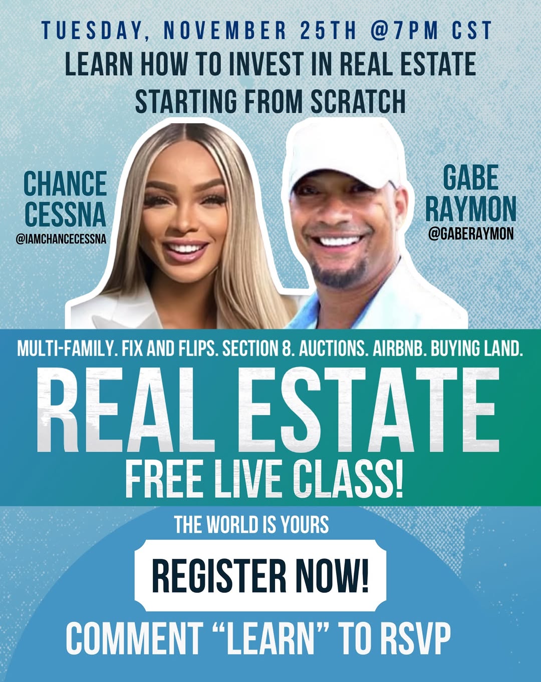 Real Estate Masterclass 4 Week Bootcamp (SPECIAL OFFER)