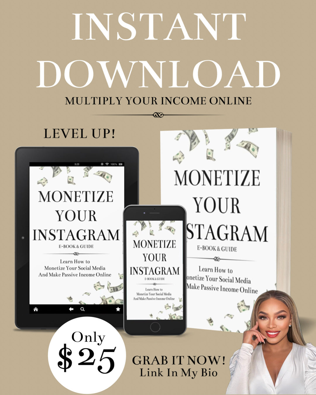 Monetize Your Instagram from Reels to IG Riches: Digital Product Course & Guide