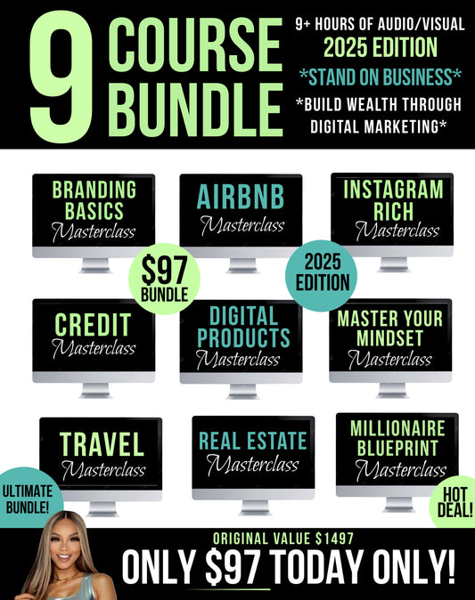 The Ultimate 9-Course Millionaire Blueprint Bundle – 2025 Edition
